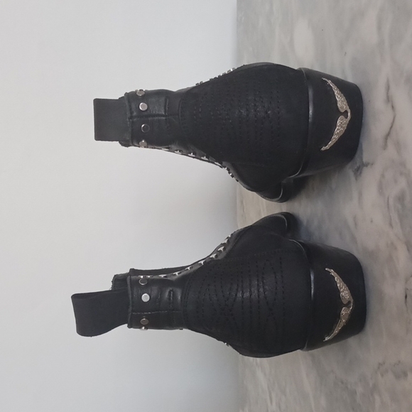 Zadig & Voltaire Studded Western Booties, Size 7 - Picture 2 of 10